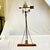 American 1920s Antique Coastal Americana Folk Art Sailboat Weathervane on Pine Stand For Sale - Image 3 of 12