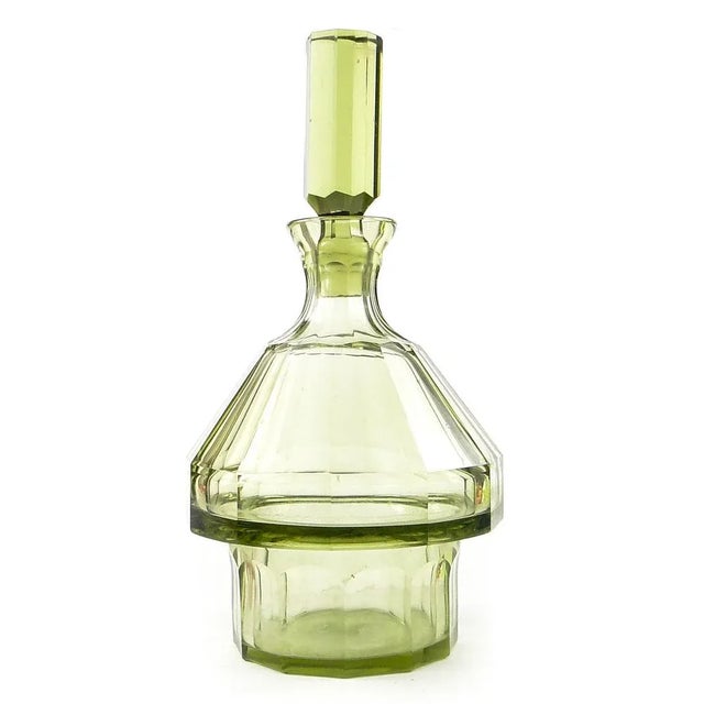 Art Deco Czechoslovakian Carafe from Moser, 1920s For Sale - Image 11 of 11