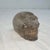 Figurative 1940s Hand Carved Rock Crystal Hard Stone Skeleton Skull Sculpture Statue For Sale - Image 3 of 12