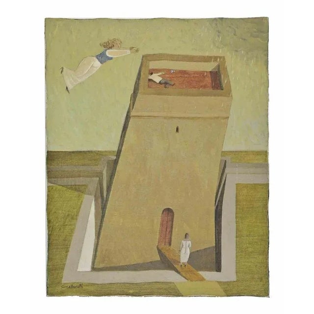 Oil on canvas realized by Alberto Gallerati (b. 1945) in 1970s. Hand signed. Very good condition. This piece is attributed...