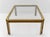 Metal Large Model T09 Coffee Table in Brass and Glass by Peter Ghyczy, 1970s For Sale - Image 7 of 18