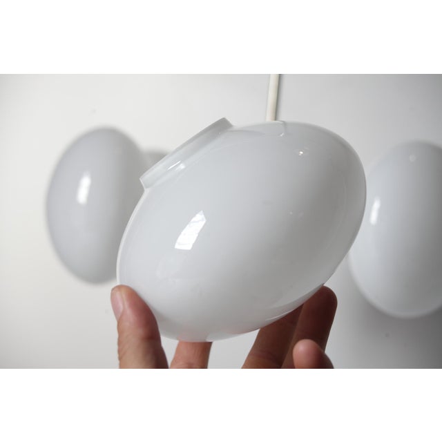 Gray Mid-Century Sputnik Pendant Light by Jaroslav Bejvl for Kamenicky Senov, Czechoslovakia, 1970s For Sale - Image 8 of 18