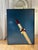 Late 20th Century Late 20th Century Large Vintage Illustration Painting of a Rocket Oil on Masonite Framed For Sale - Image 5 of 8