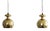 Brass Pendant Lamp attributed to Hans Agne Jakobsen for Markaryd, 1960s For Sale