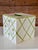 Italian Palm Tree Lattice Ceramic Tissue Box Cover by Mane Lion For Sale In Naples, FL - Image 6 of 10