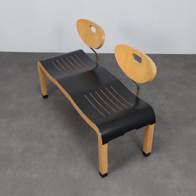 Vintage Dutch Moment Bench by Ruud-Jan Kokke for Kembo, 1990s For Sale - Image 6 of 9