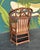 Wood Brighton Tortoiseshell Bamboo Armchair For Sale - Image 7 of 11