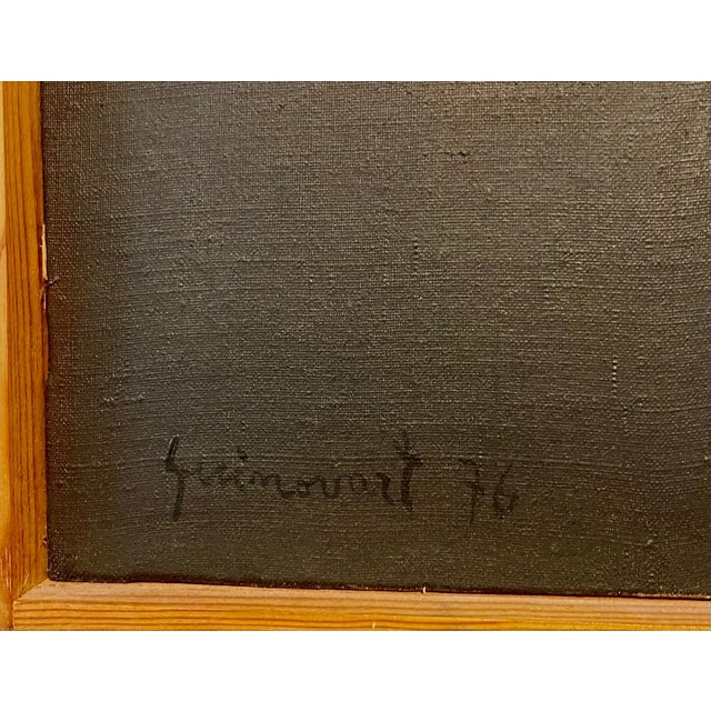 Josep Guinovart Bertrán, Abstract Spanish Catalan Oil Painting Josep Guinovart from Joan Prats Gallery, 1976 For Sale - Image 13 of 16