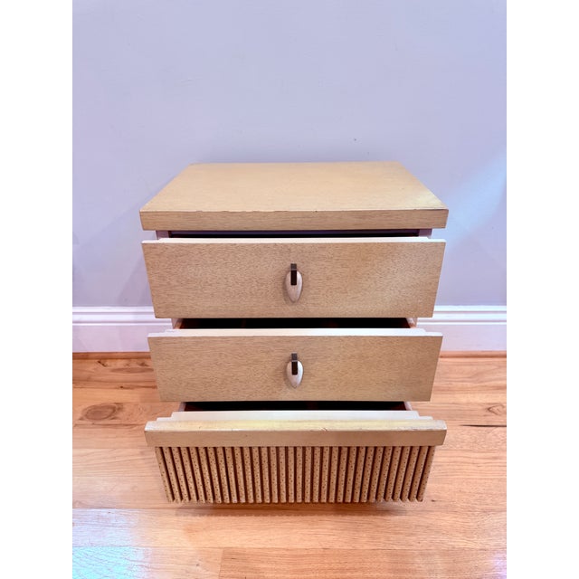 Mid-Century Modern Rare Vintage MCM "Bali Hi" Nightstand by Merton Gershun for American of Martinsville For Sale - Image 3 of 10