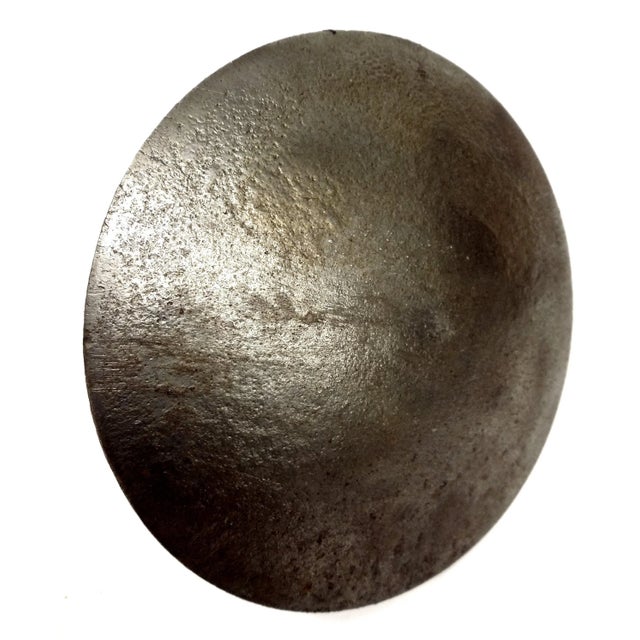 WWI Solid Iron Nail Head Art Ring Holder For Sale - Image 5 of 9