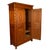 Antique 19th Century French Faux Bamboo Pine Armoire Wardrobe Cupboard 1880 For Sale - Image 4 of 10