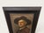 Original Antique European Moody Oil Portrait Painting of Gentleman in Hat Circa 1937 For Sale - Image 9 of 12