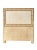 Twin Sized Tan Headboard With Faux Bamboo Finish and Molding For Sale In New York - Image 6 of 6