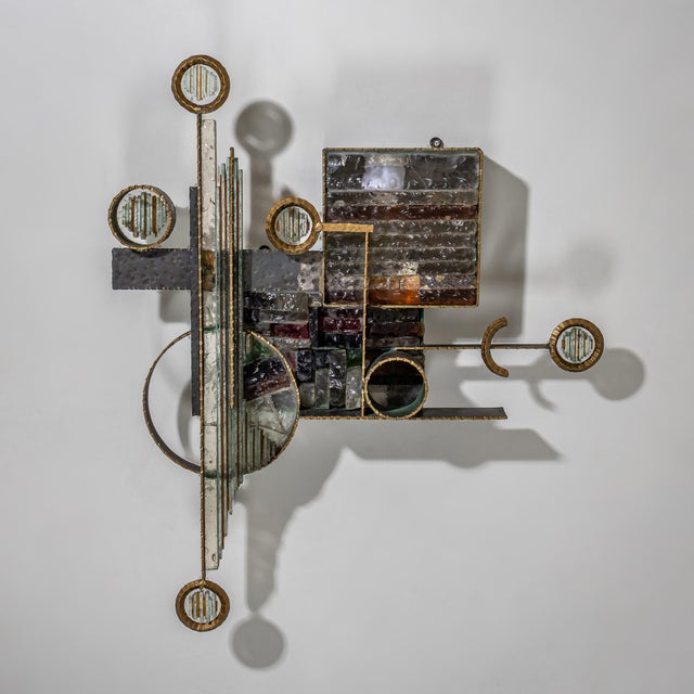 1970s Sculptural Brutalist Wall Light Attributed to Albano Poli for Poliarte For Sale - Image 4 of 12