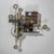 1970s Sculptural Brutalist Wall Light Attributed to Albano Poli for Poliarte For Sale - Image 4 of 12