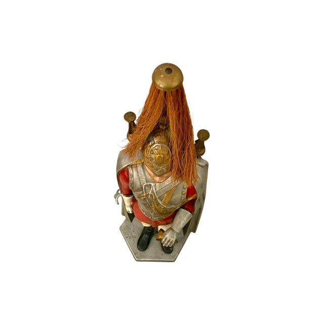Late 20th Century English Royal Guard Butler Fireplace Tool Set, Metal, 30"h For Sale - Image 10 of 10