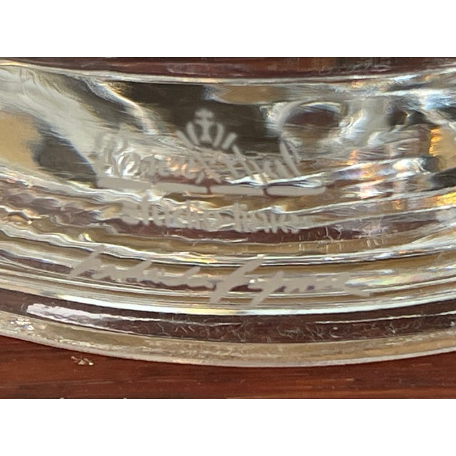 1980s Art Deco Rosenthal Channeled Curvilinear Bowl Signed Natale Sapone For Sale In Santa Fe - Image 6 of 8