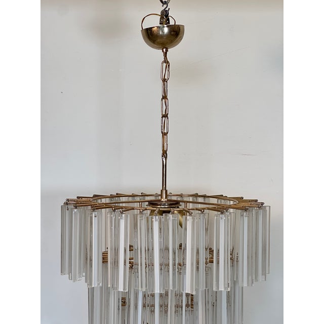 Vintage Murano Glass Chandelier, 1970s For Sale - Image 9 of 12