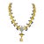Bochic Capri Convertible Necklace, 18K Gold & Silver, 74ct Gemstones For Sale