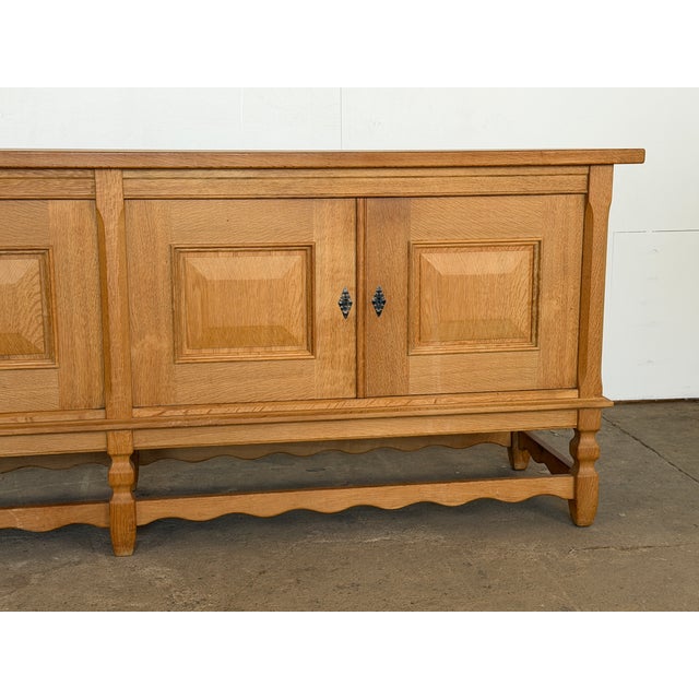 Mid-Century Modern Oak Sideboard by Henning Kjærnulf for Nyrup Møbelfabrik, 1960s For Sale - Image 3 of 16