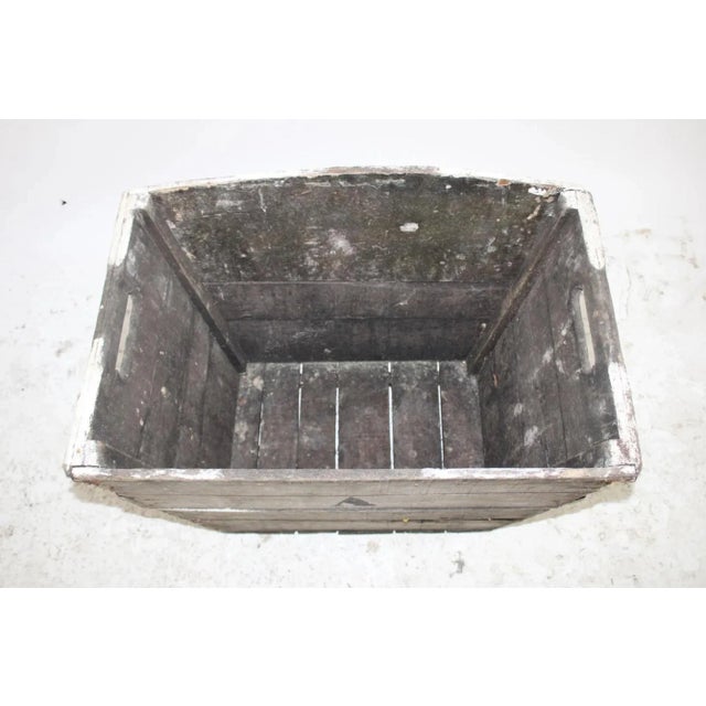 19th Century Antique French Wooden Wine Crate, 19th C. For Sale - Image 5 of 6