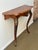 Very Fine Louis XV Burl Walnut Narrow Wall Console /Table , Circa 1880. For Sale - Image 4 of 10