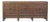 Aged Poplar 3 Door Cabinet For Sale
