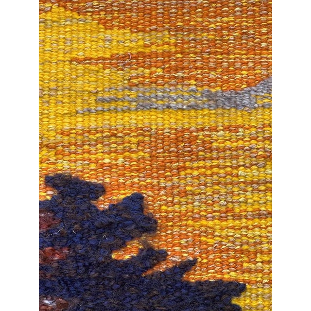 Textile Modern French Aubusson Tapestry from Gemmanick, 1970s For Sale - Image 7 of 18