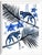 Archival signed print by Australian artist Sally Browne. Custom framed in white wood frame, floating on white mat. Appx...