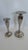 Pair of Global Views Polished Nickel Graduated Candlesticks For Sale In Las Vegas - Image 6 of 8