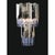 Collection Andromeda Chandelier in Metal and Glass by Jago For Sale - Image 6 of 8