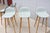 Danish Iskos-Berlin for Muuto Blue Leather Fiber Bar Stools Wood Base - Set of 6 For Sale - Image 13 of 18