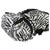 Textile White Black Nylon Printed Coco Neige Backpack For Sale - Image 7 of 8