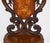 Wood Antique Swiss Walnut Marquetry Inlaid Musical Chair, 19th Century For Sale - Image 7 of 16