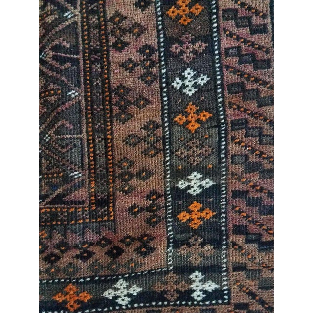 2010s Modern Oriental Tribal Area Sar 5 Rug- 3'4" x 5 For Sale - Image 5 of 6
