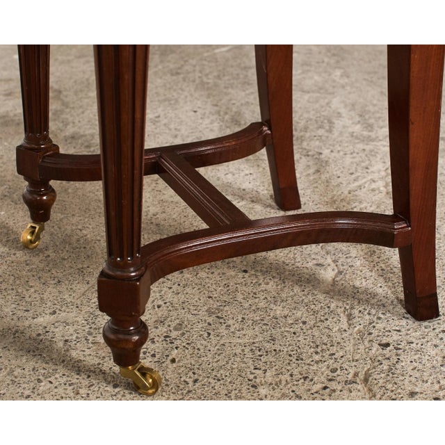 19th Century Set of Six Directoire Style Mahogany Dining Chairs For Sale - Image 11 of 12