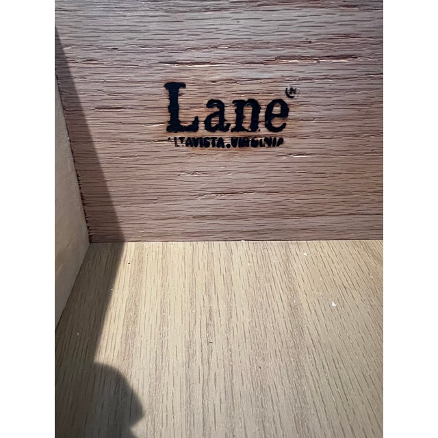 Stunning vintage Lane Furniture Asian-inspired credenza / long dresser. This highly collectible mid-century piece...