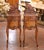 French Pair of Early 20th Century French Louis XV Walnut Nightstands With Marble Tops For Sale - Image 3 of 13