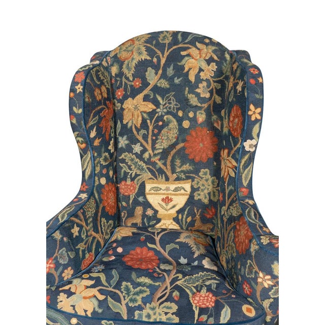 George II Mahogany Wing Chair For Sale - Image 9 of 9
