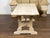Rustic English 19th Century Natural Wood Farm Table with Trestle Base For Sale - Image 9 of 11