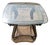 Mid Century Thomasville Attributed Side/End Table With Glass Top. For Sale