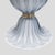 Light Pale Blue-Grey Blown Murano Glass Table Lamps, 1980s, Set of 2 For Sale - Image 4 of 12