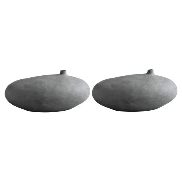Submarine Vases Fat by 101 Copenhagen, Set of 2 For Sale - Image 6 of 6