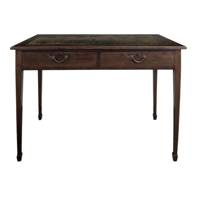 Brown Antique Louis XVI Style Desk in Mahogany, 1800s For Sale - Image 8 of 8