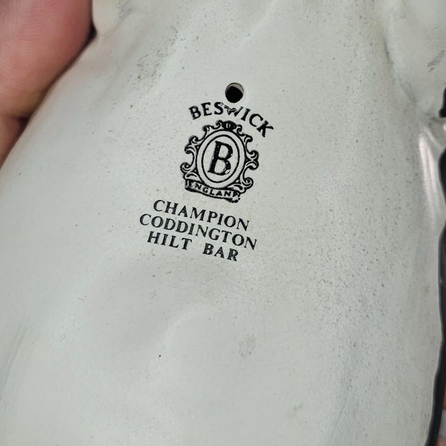 Vintage Beswick England Bull Champion Coddington Hilt Bar Cow Figurine Matte For Sale In Tulsa - Image 6 of 7