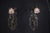 Very decorative wall lamps with glass shades. Electrical installation in copper. Each lamp is for one bulb with an e27...