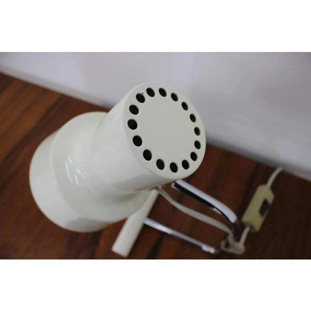Mid-Century Modern Mid-Century White Table Lamp from Napako, 1970s For Sale - Image 3 of 10