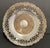 Antique silverplate wine coaster with grape vine and scrolling decoration. The body is more flared than most wine coasters...