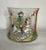 Late 19th Century transfer ware lowball or rocks glasses. Show an 18th Century horse rider on a deer hunt. He carries a...