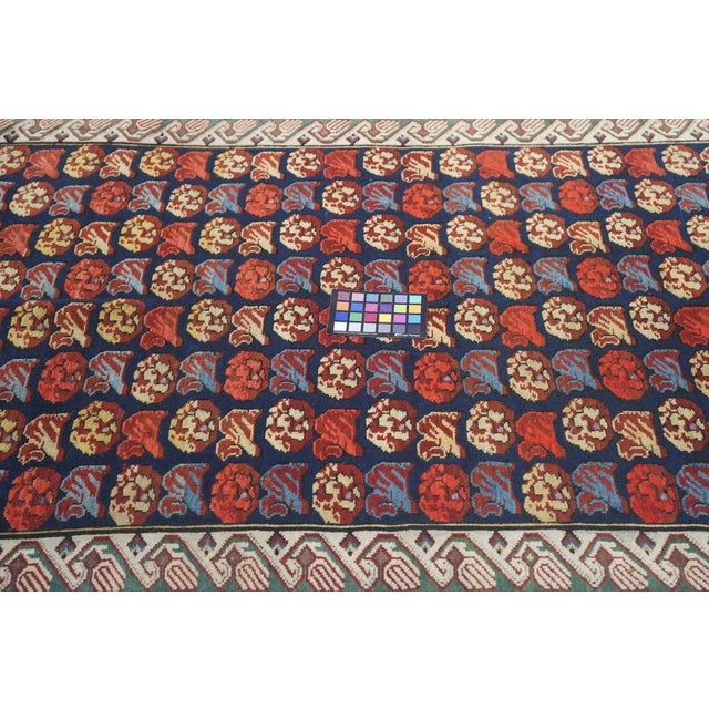 Antique Zehour Rug 3'7'' x 9'11'' For Sale - Image 9 of 10